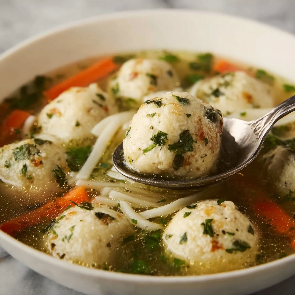 Comforting Homemade Matzo Ball Soup to Warm Your Soul Recipe - Recipe Image
