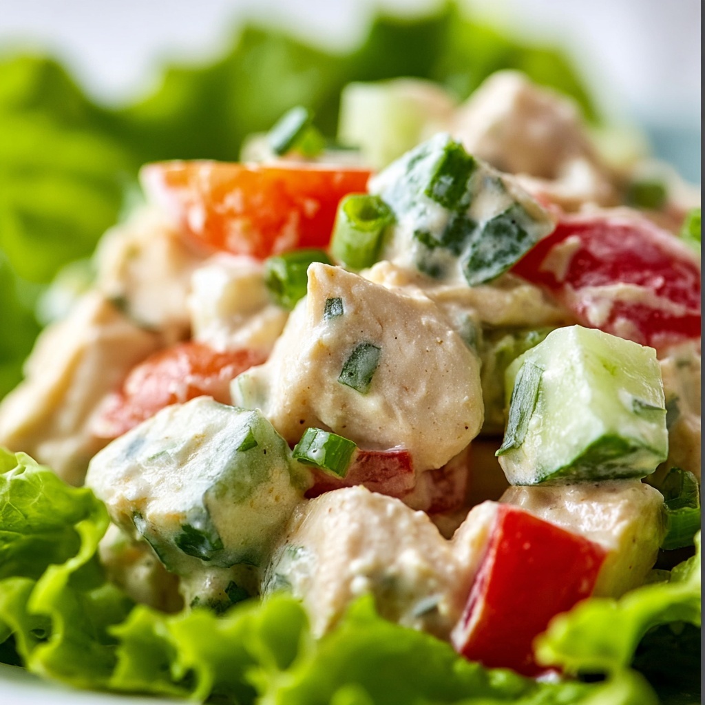 Cucumber Chicken Salad Recipe - Recipe Image