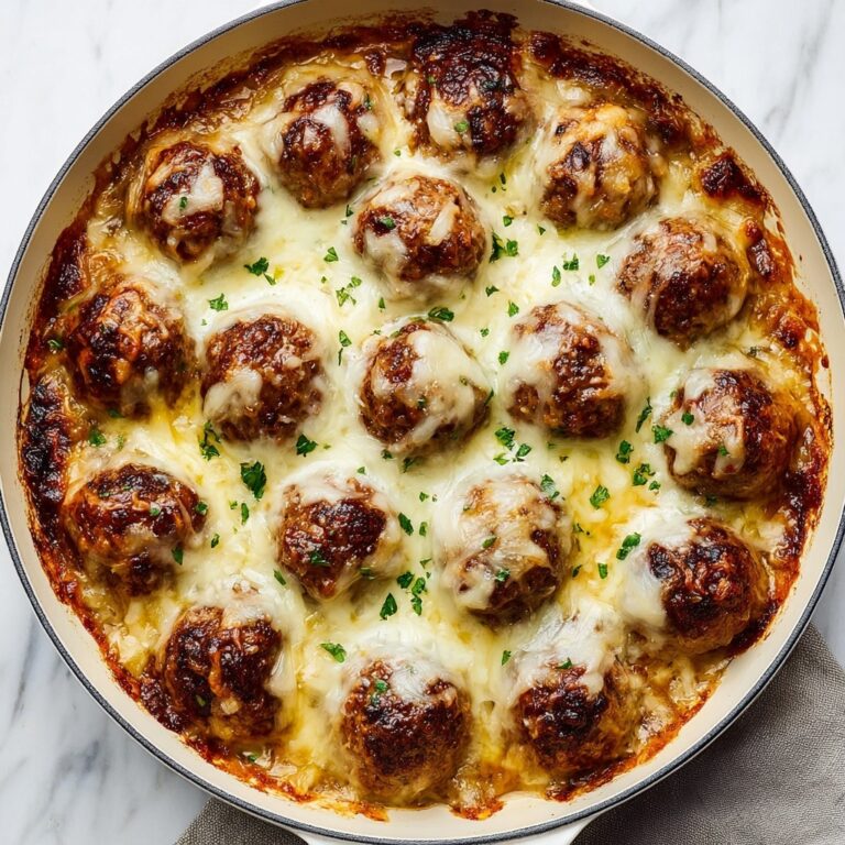 French Onion Chicken Meatballs Recipe