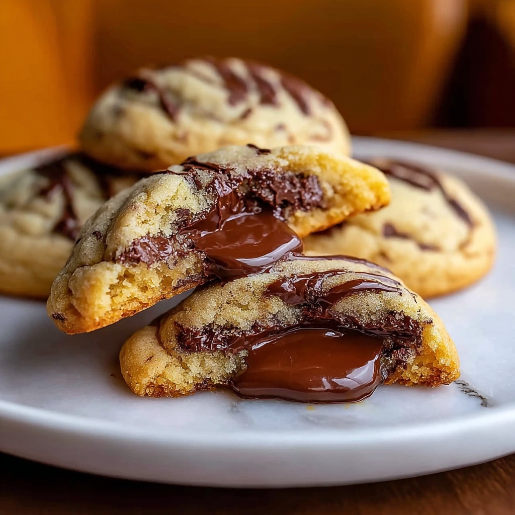 Stuffed Cookies with Peanut Butter and Chocolate Chips Recipe - Recipe Image