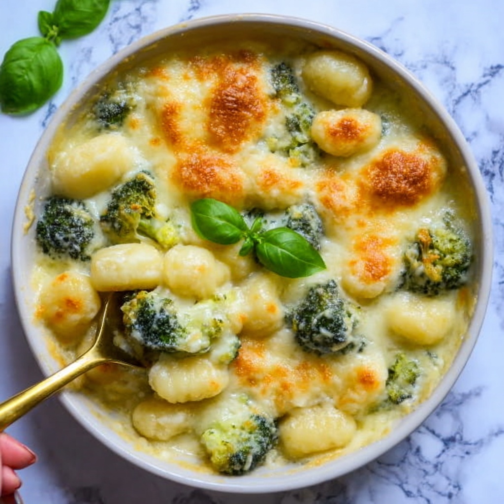 Chicken Alfredo Gnocchi Bake Recipe - Recipe Image