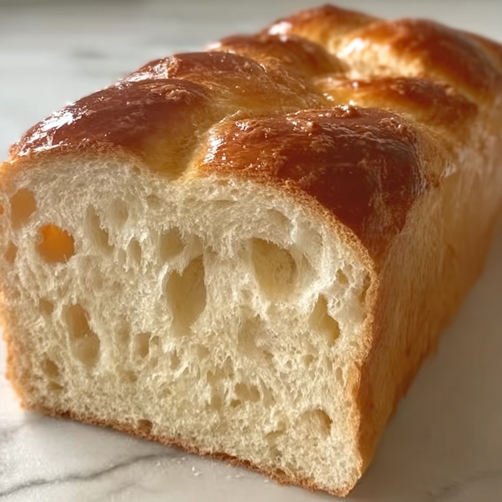 Easy Sweet Condensed Milk Bread Recipe - Recipe Image