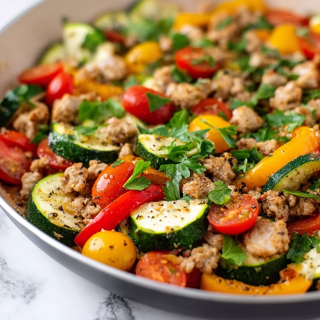 Mediterranean Ground Chicken Skillet: 5 Flavorful Secrets Recipe - Recipe Image