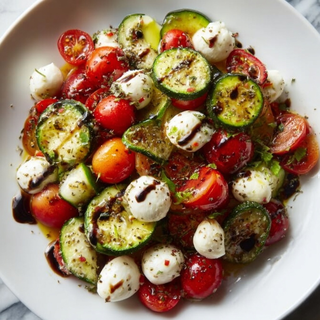 Cucumber Caprese Salad: 7 Reasons to Love This Refreshing Dish Recipe - Recipe Image