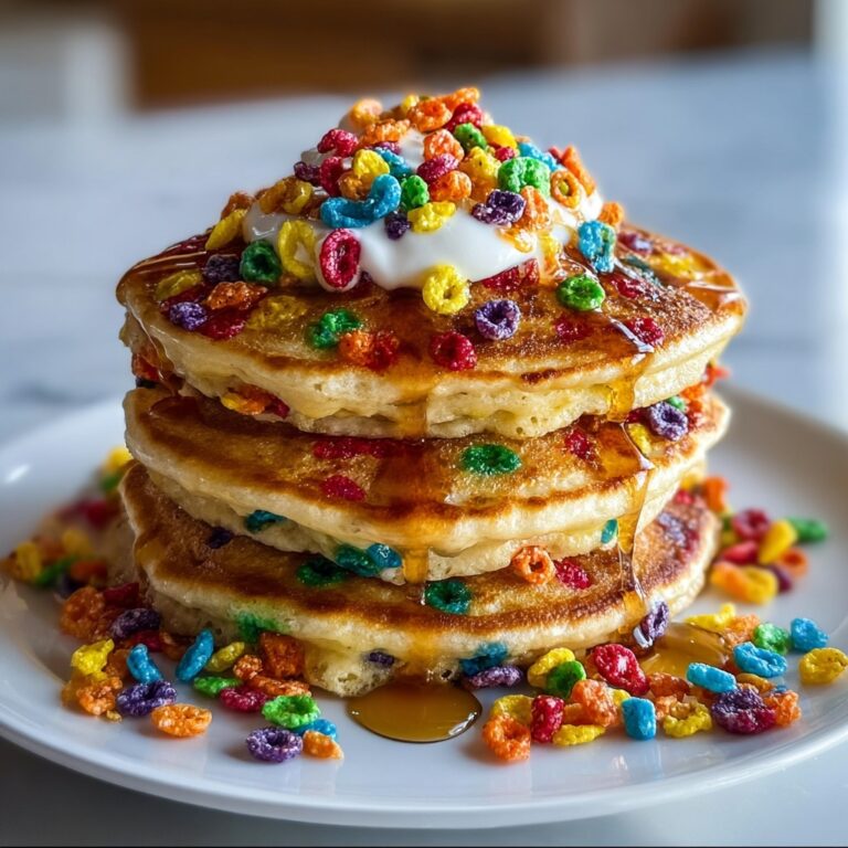St Patricks Day Lucky Charms Pancakes for Magical Mornings Recipe