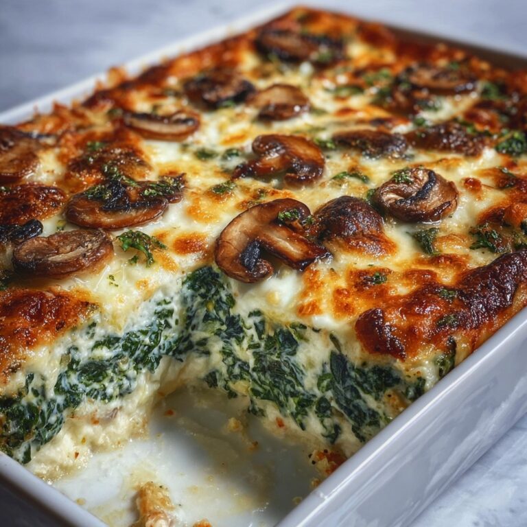 Creamy Spinach Mushroom Lasagna: 7 Irresistible Layers Recipe