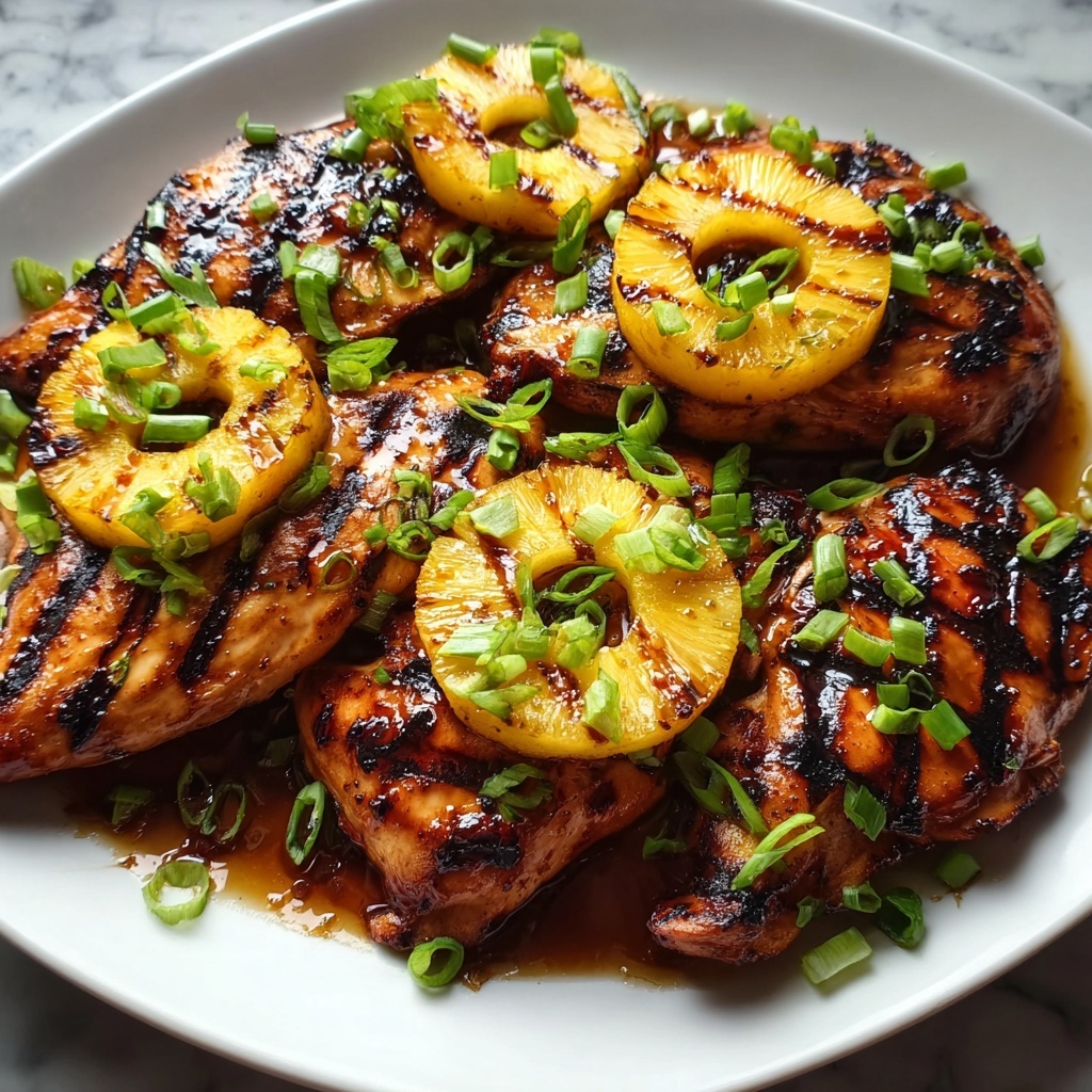 Grilled Aloha Chicken and Pineapple Recipe - Recipe Image