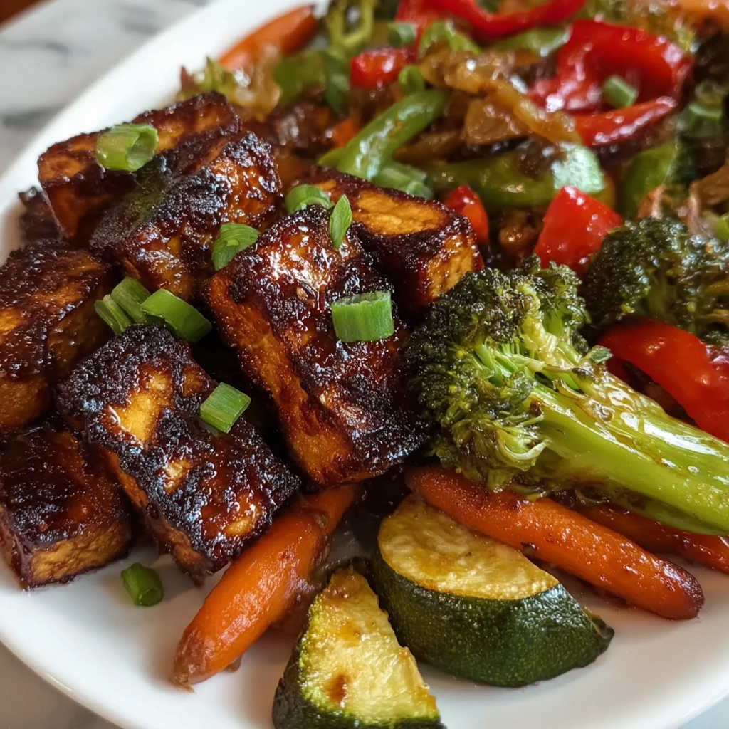 Easy Vegetable Tofu Stir Fry Recipe - Recipe Image