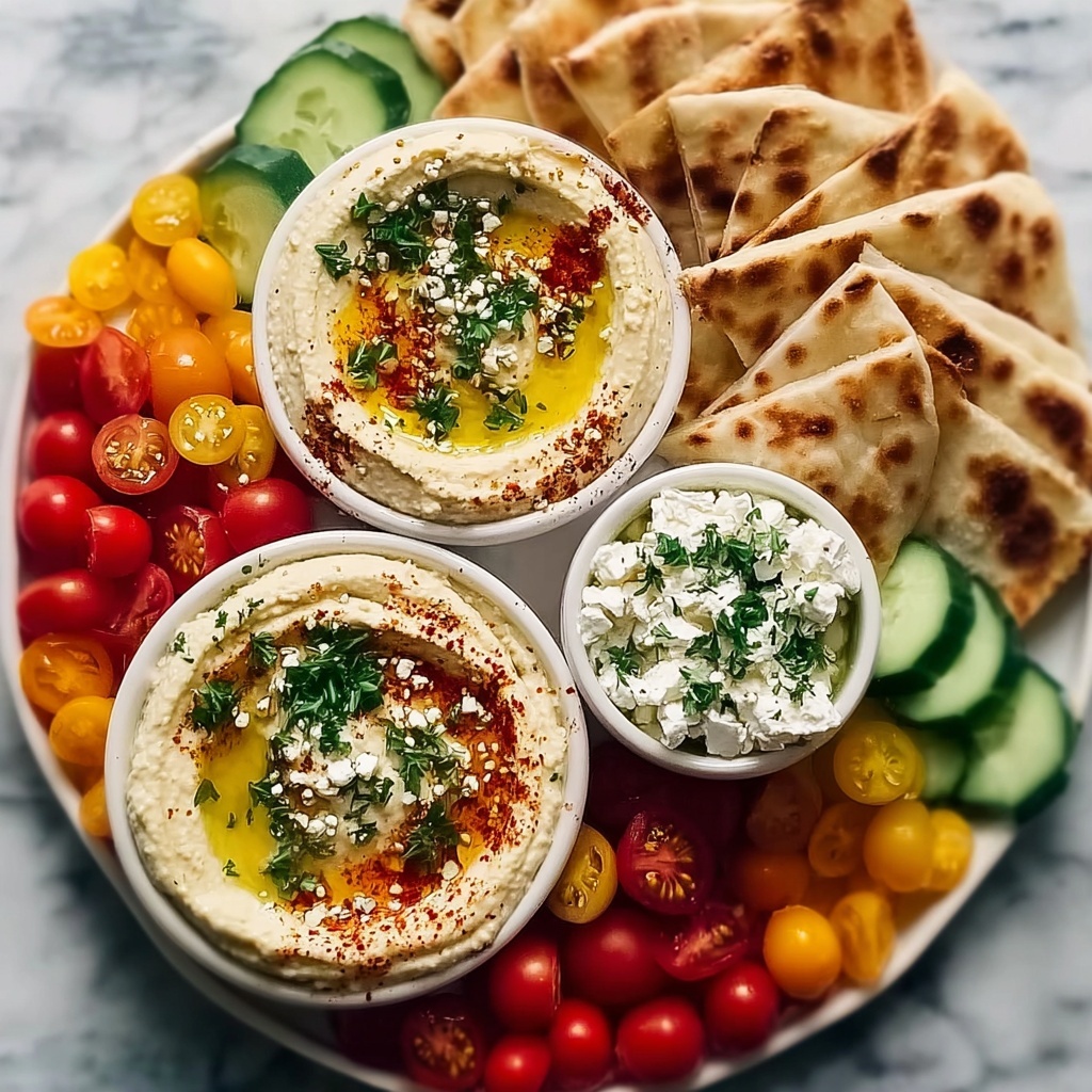 Mediterranean Hummus Platter: 5 Simple Steps to Bliss Recipe - Recipe Image