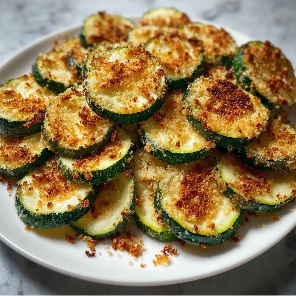 Parmesan Crusted Zucchini Chips Recipe - Recipe Image