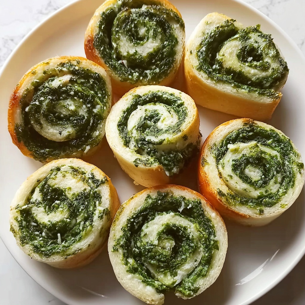 Creamy Spinach Parmesan Pinwheels: 5 Tasty Secrets Unveiled Recipe - Recipe Image
