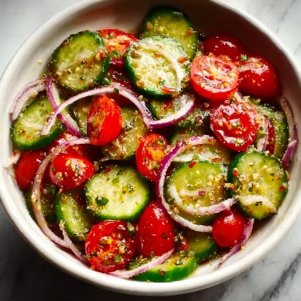 Easy Cucumber Salad Recipe - Recipe Image