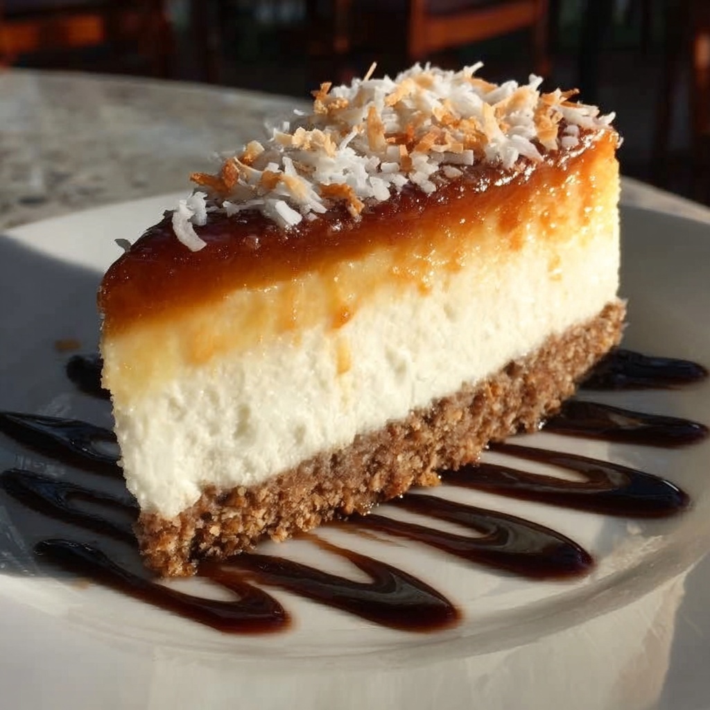 Samoa Cheesecake Recipe - Recipe Image