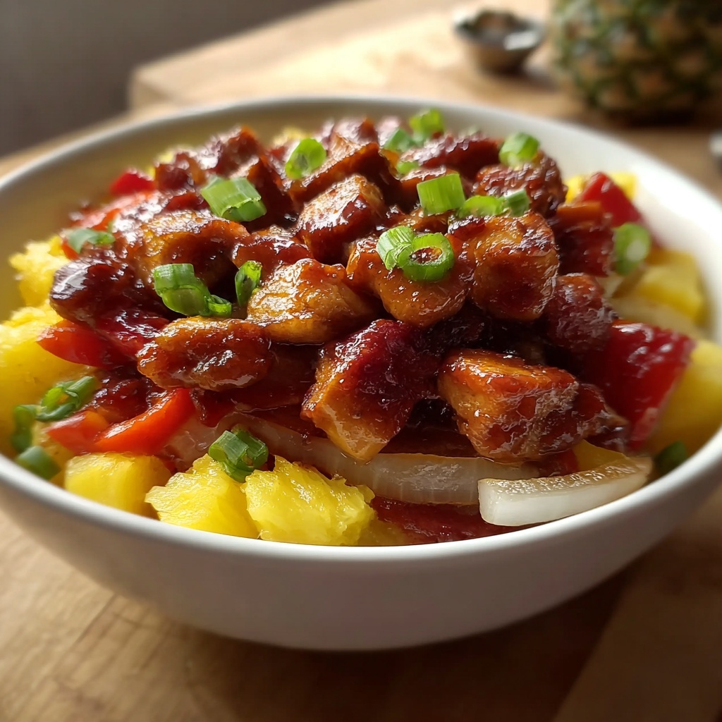 Sweet and Sour Chicken Crockpot Recipe - Recipe Image