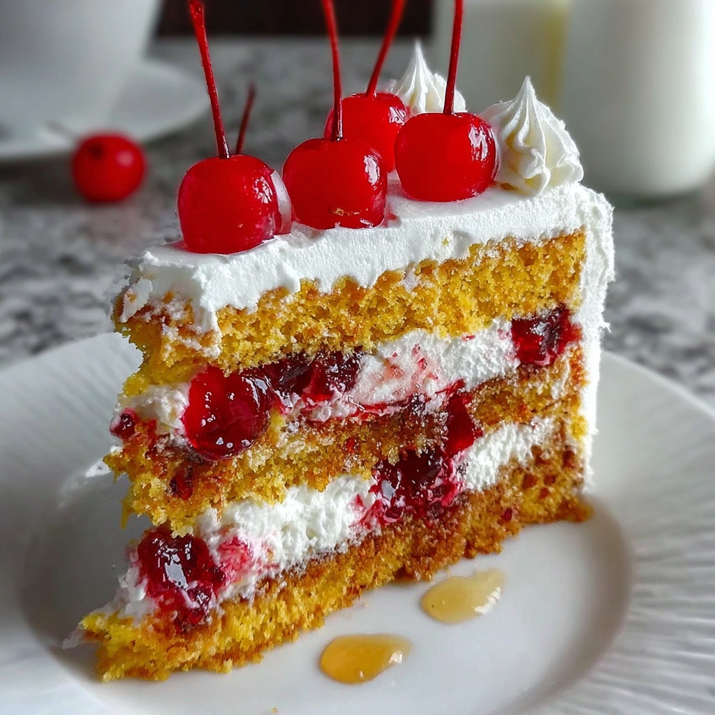Delightful Shirley Temple Cake: 5 Comforting Bites of Nostalgia Recipe - Recipe Image