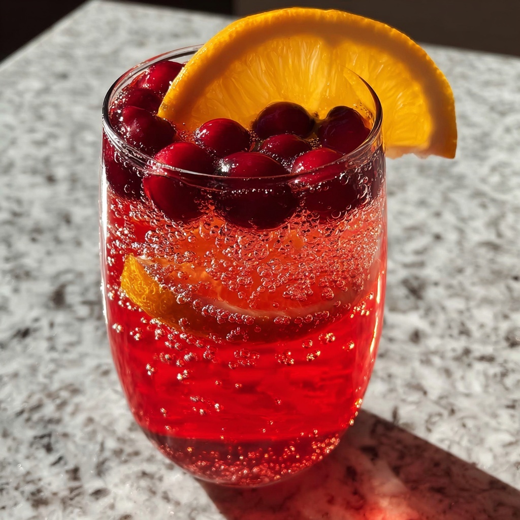 Sparkling Cranberry Orange Sangria: 5 Festive and Joyful Sips Recipe - Recipe Image