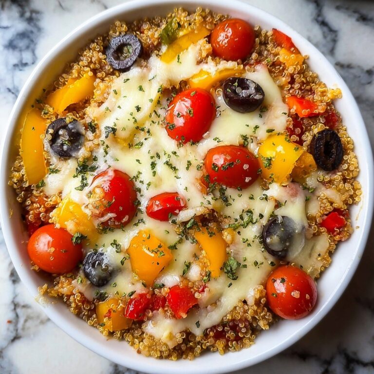 Comforting Easy Quinoa Pizza Bowls Recipe