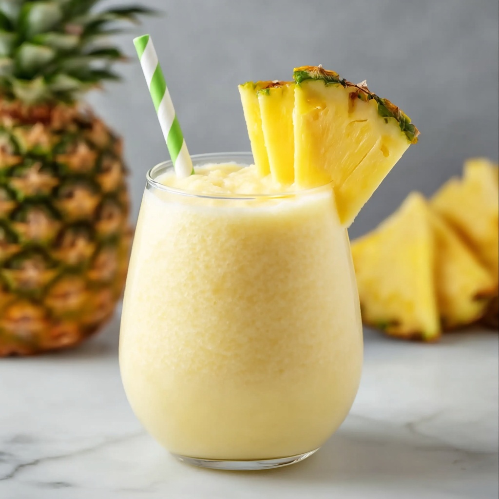 Mango Piña Colada Smoothie: Your Tropical Escape at Home Recipe - Recipe Image