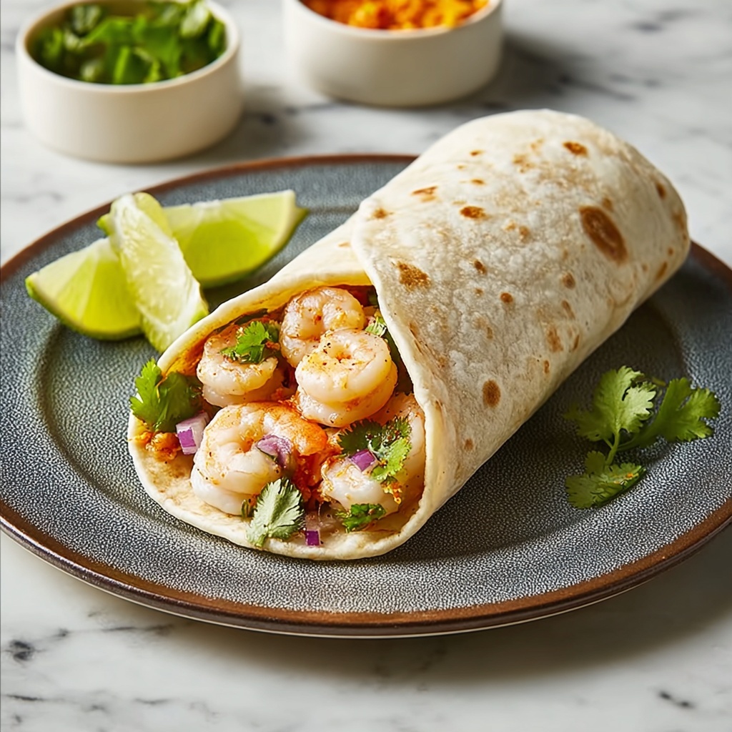 Old Bay Shrimp Burrito: A Flavorful Twist for Taco Night Recipe - Recipe Image