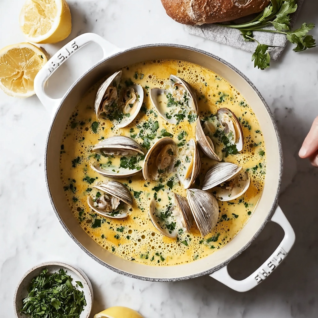 Coconut Broth Clams with Lemongrass Recipe - Recipe Image
