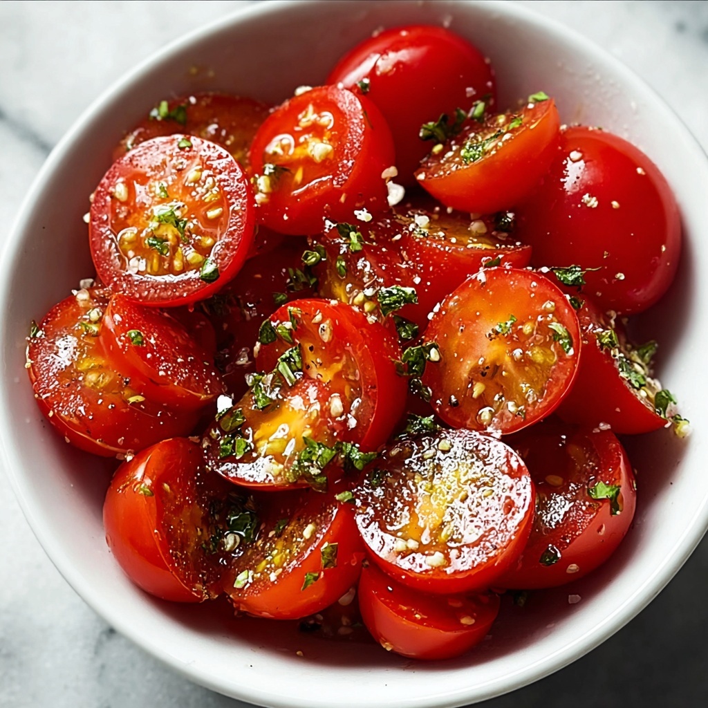 Refreshing Tomato Garlic Salad for Your Summer Feast Recipe - Recipe Image