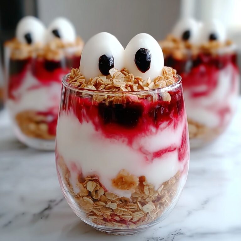Delightful Ghostly Yogurt Parfaits for a Spooky Breakfast Recipe