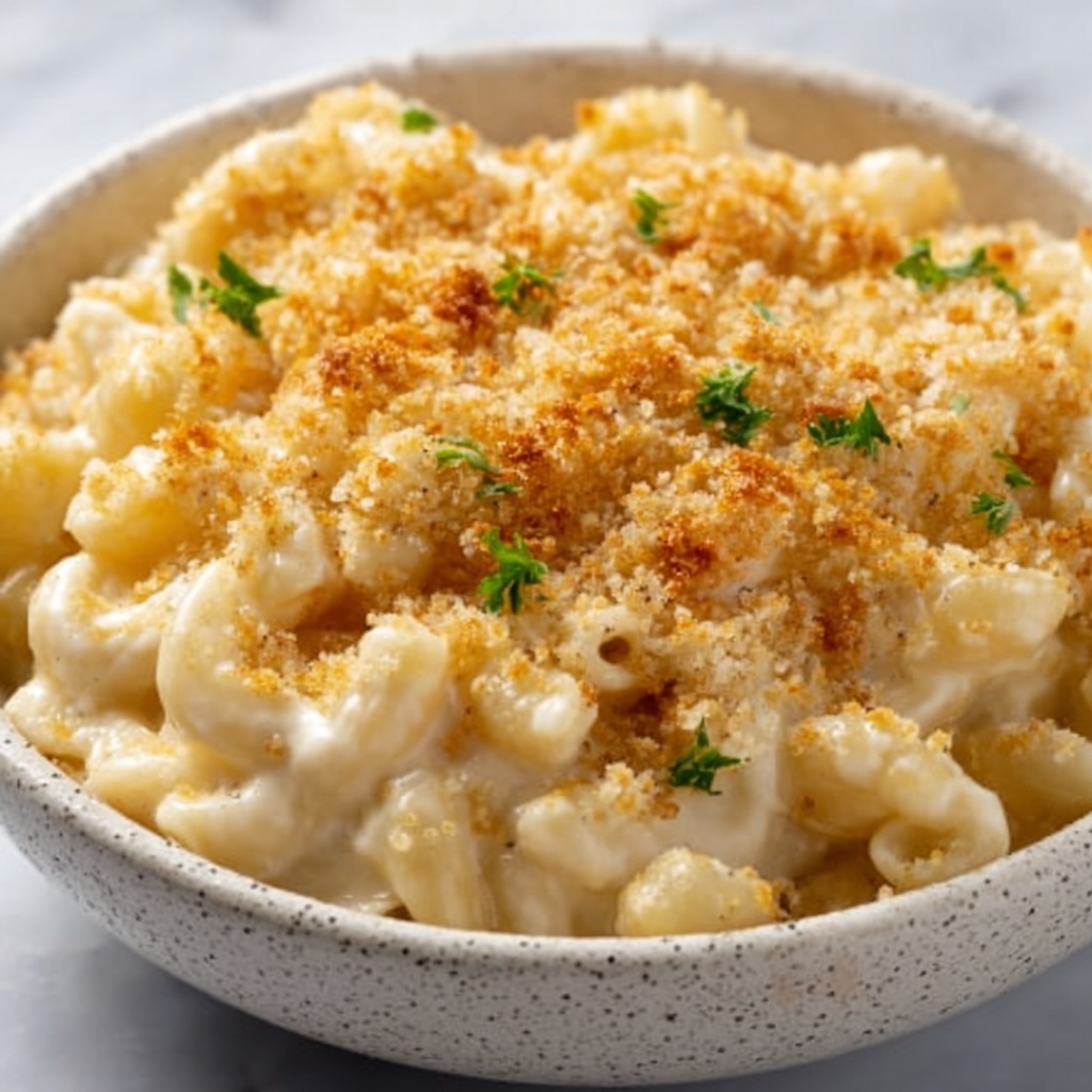 Garlic Parmesan Mac and Cheese Recipe - Recipe Image
