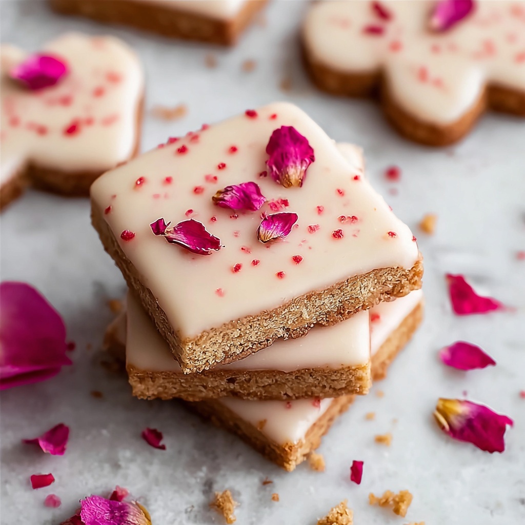Delightful Rose Petal Shortbread Cookies Recipe - Recipe Image