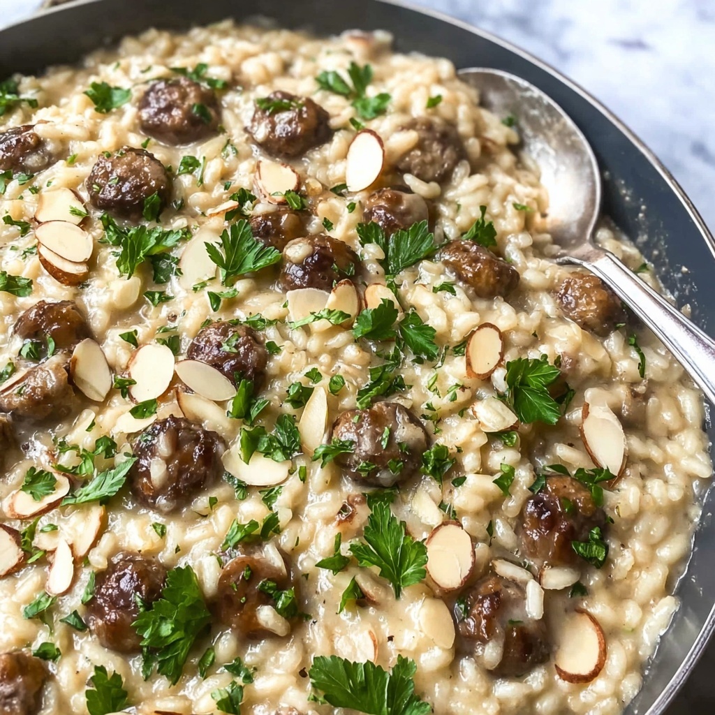 Creamy Italian Sausage and Rice Casserole Recipe - Recipe Image