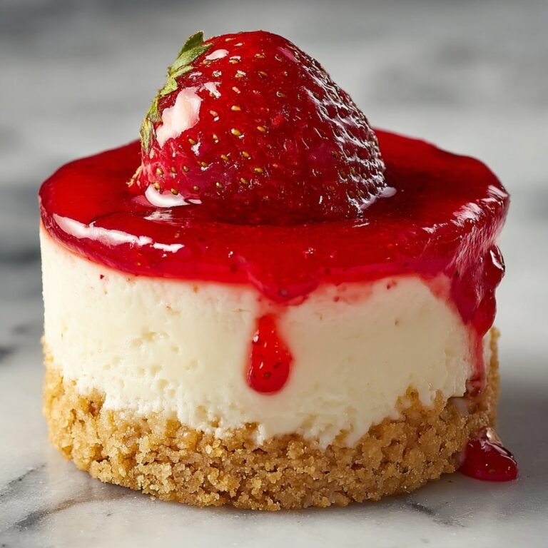Mini Strawberry Cheesecakes Recipe