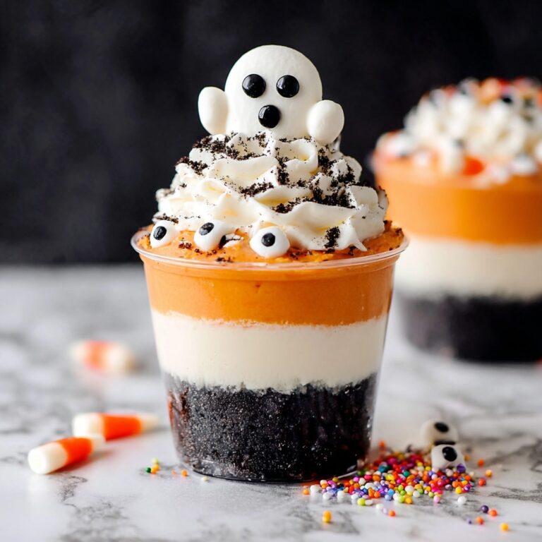 No-Bake Halloween Cheesecake Cups Recipe