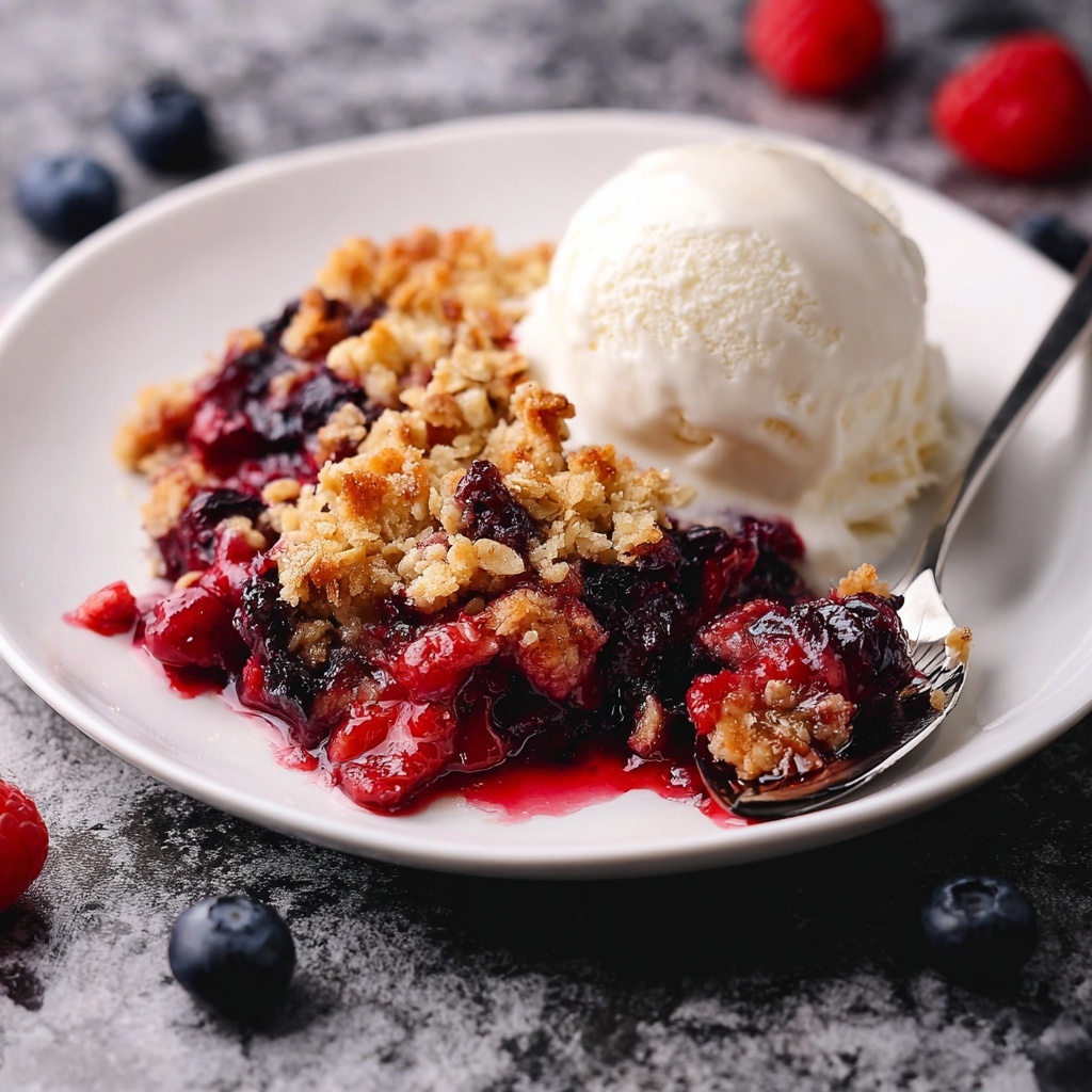 Easy Berry Crisp Recipe - Recipe Image