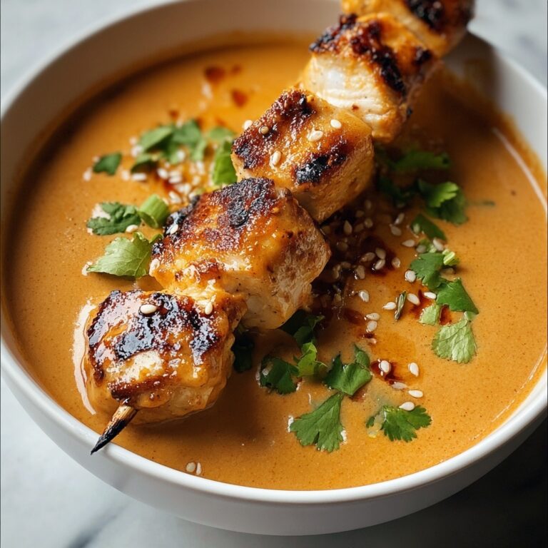 Thai Chicken Satay with Peanut Sauce Recipe
