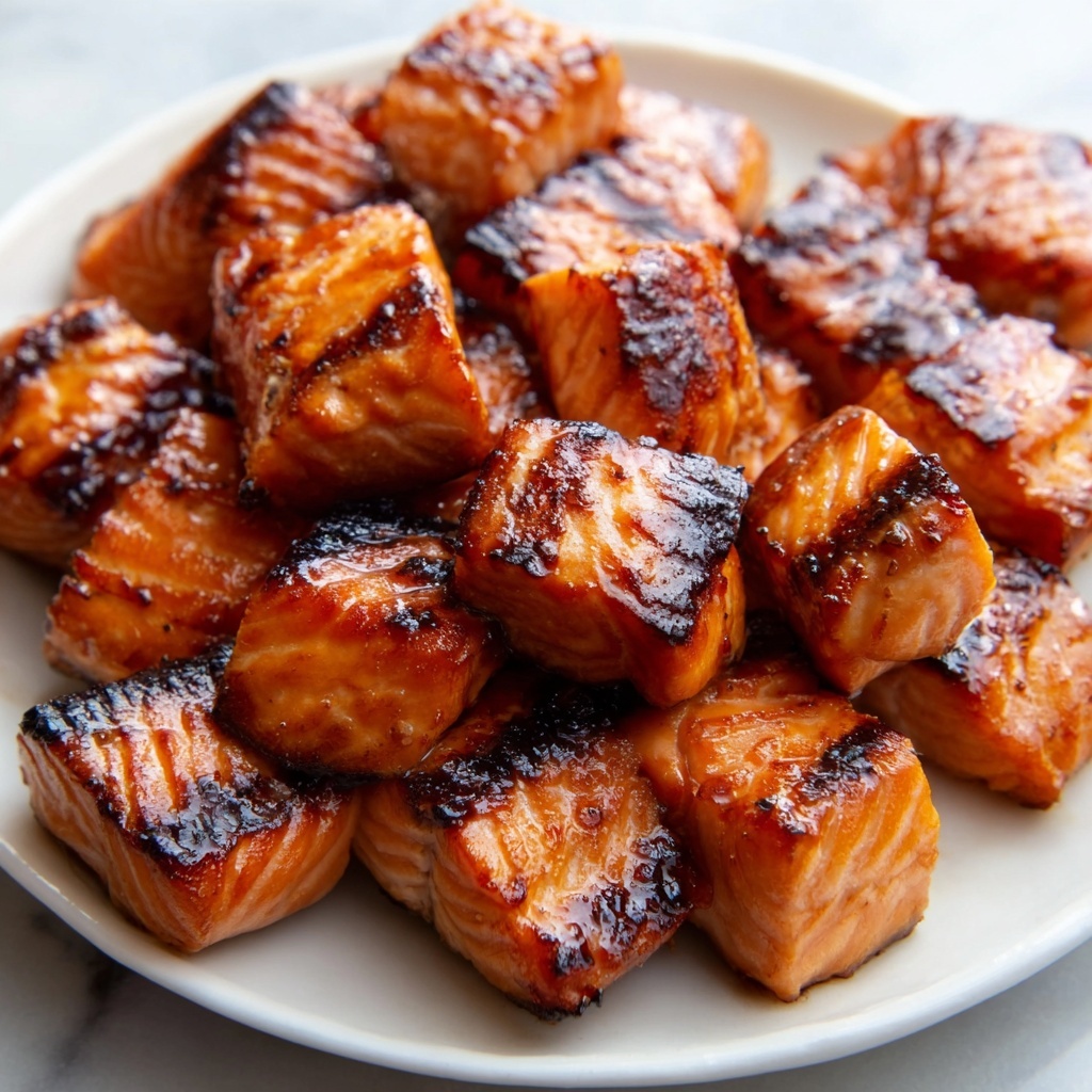 Hot Honey Salmon Bites Recipe - Recipe Image