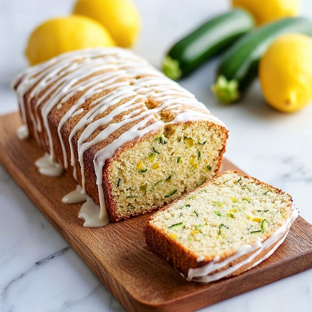 Lemon Zucchini Bread with Lemon Glaze Recipe - Recipe Image