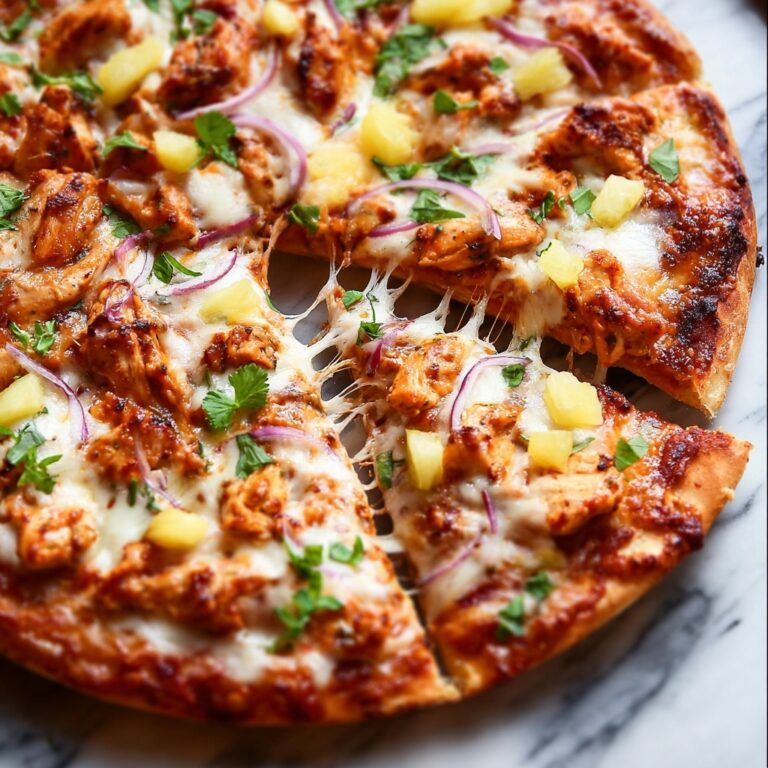 Hawaiian BBQ Chicken Pizza Recipe