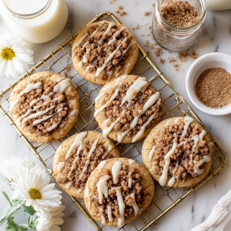 Coffee Cake Cookies with Streusel and Icing Recipe