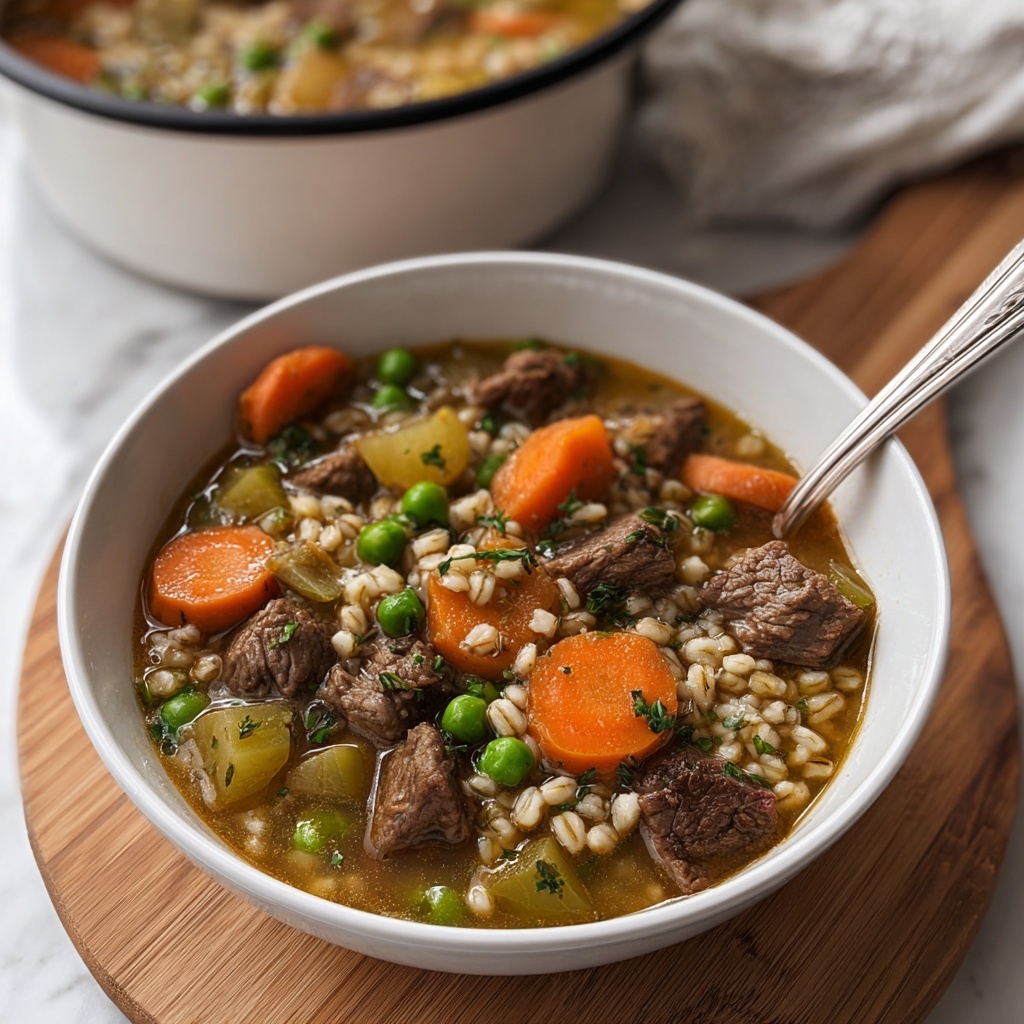 Old Fashioned Beef Barley Stew Recipe - Recipe Image