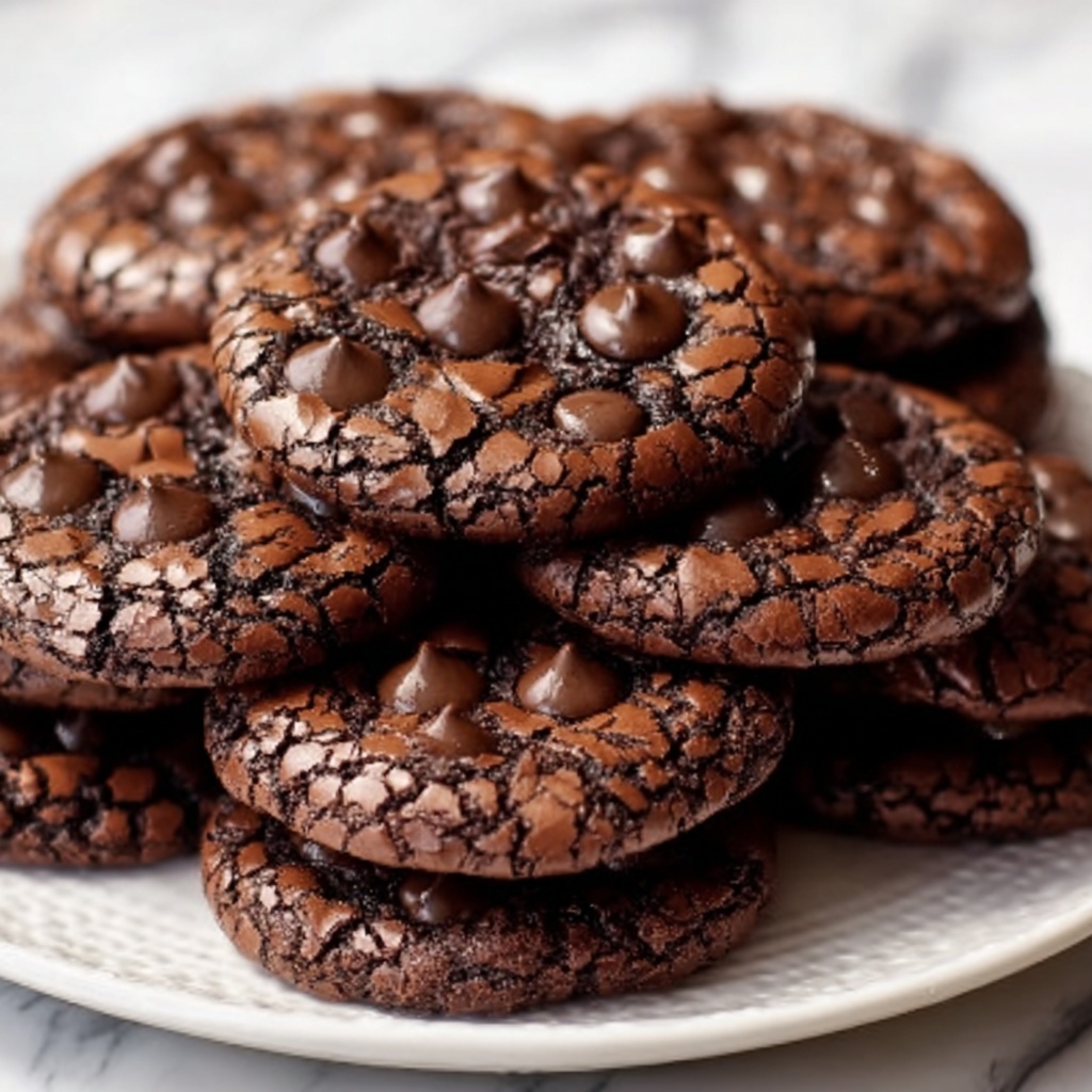 Chewy Fudgy Brownie Cookies: The Ultimate Chocolate Lover's Treat Recipe - Recipe Image