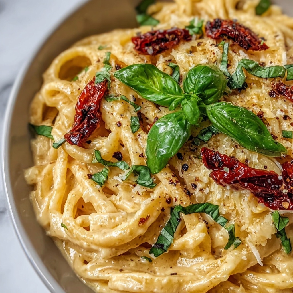 Creamy Sun-Dried Tomato Pasta Recipe - Recipe Image