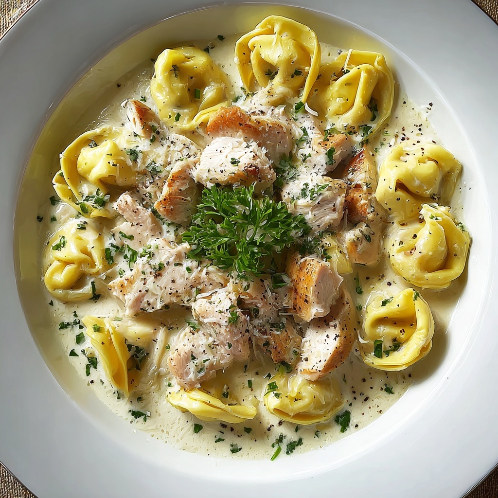 Chicken Alfredo Tortellini Recipe - Recipe Image