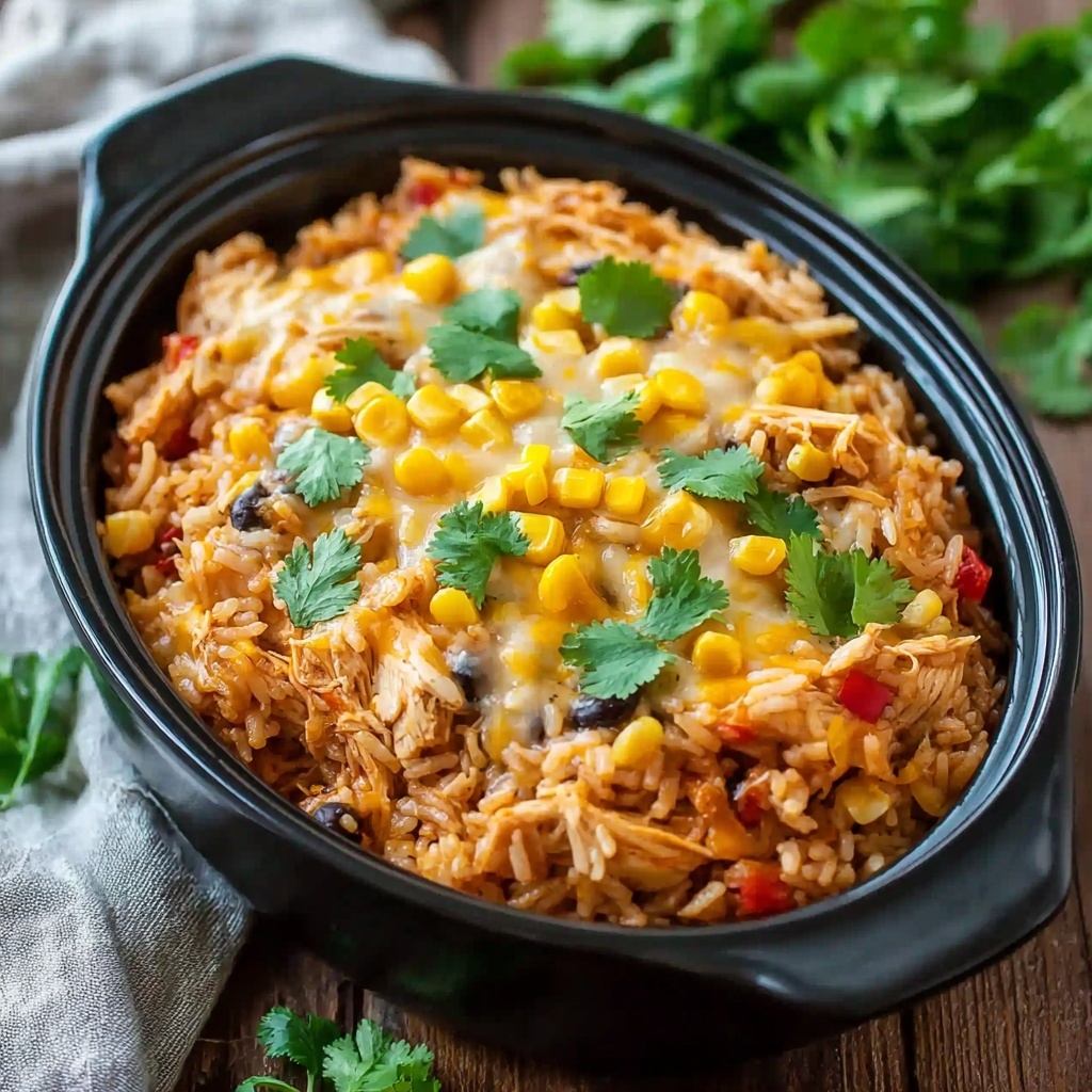 Chicken Enchilada Rice Casserole Recipe - Recipe Image