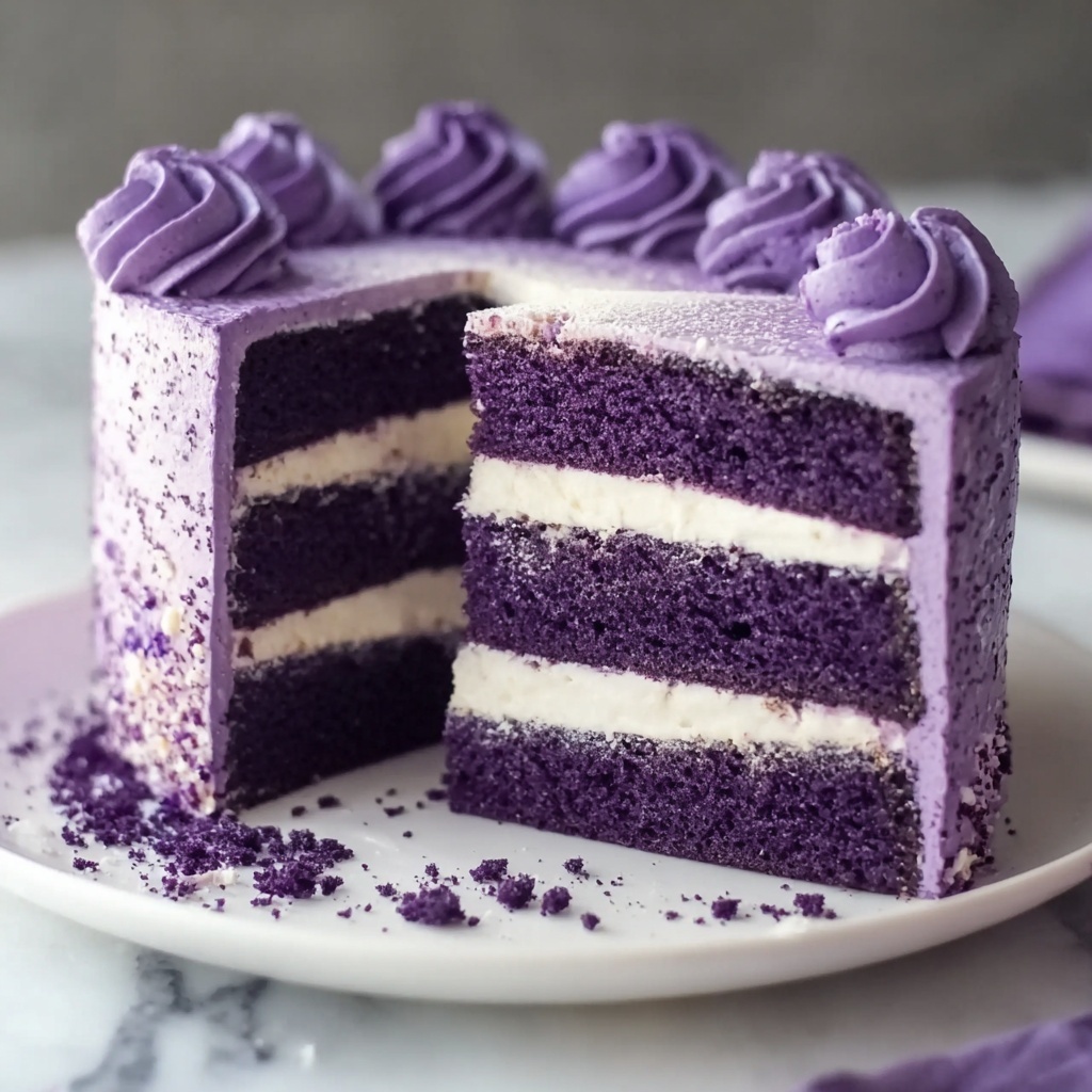 Royal Purple Velvet Cake Recipe - Recipe Image