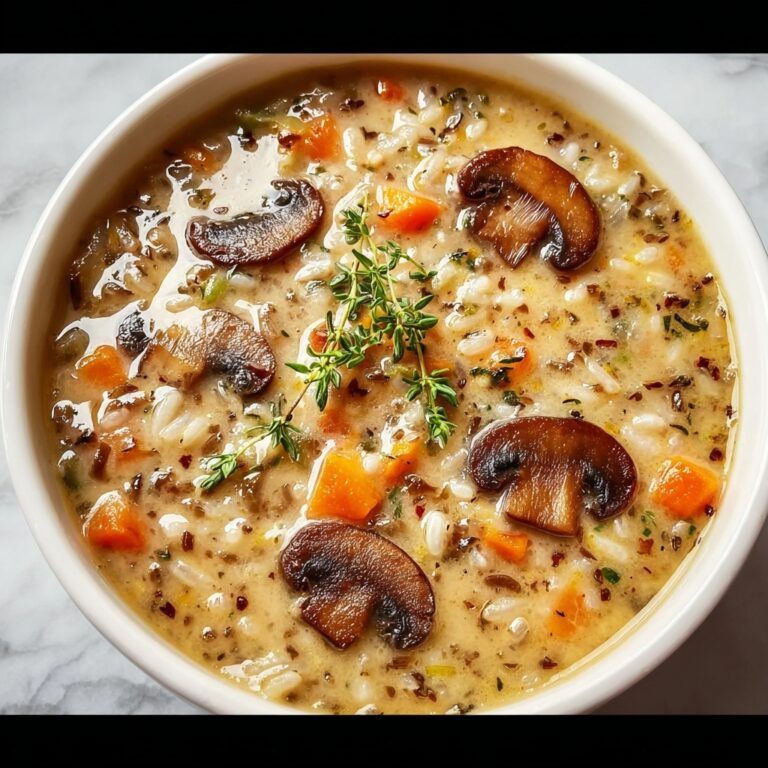 Wild Rice Mixed Mushroom Soup Recipe