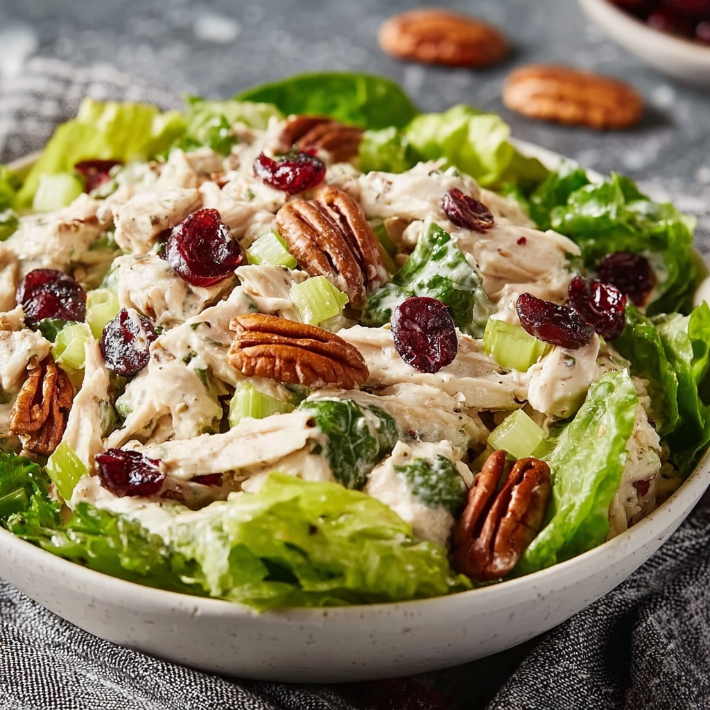 Irresistible Cranberry Pecan Chicken Salad Recipe - Recipe Image