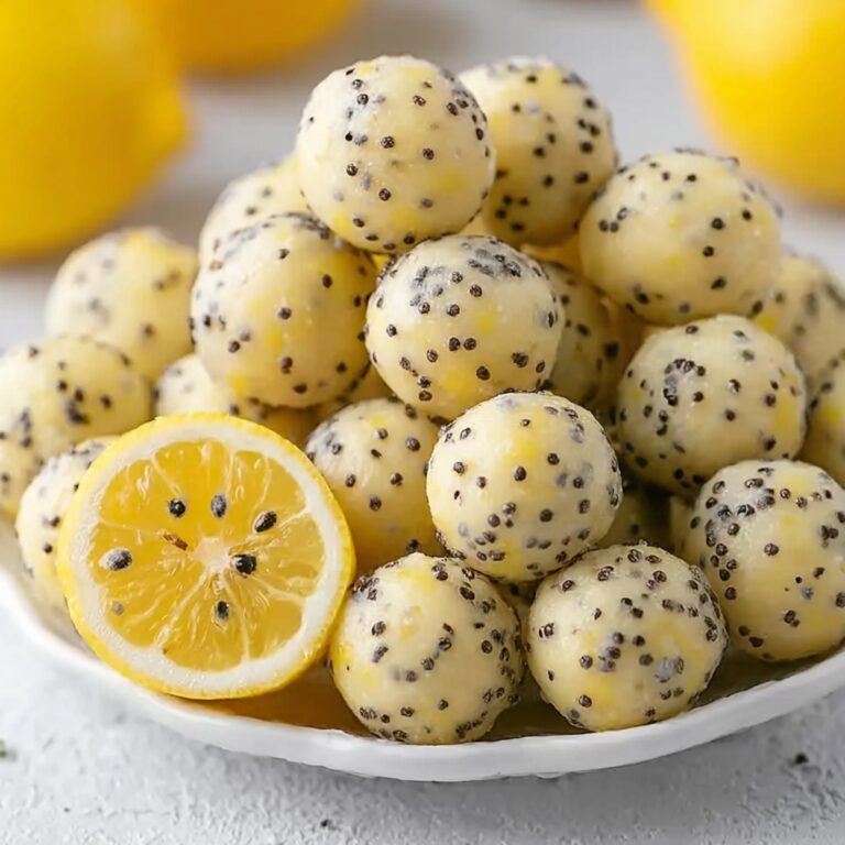 Lemon Poppy Seed Energy Bites Recipe