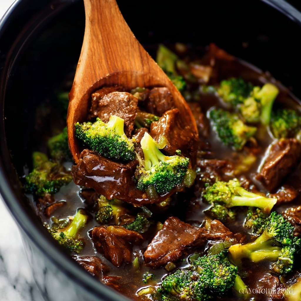 Crock Pot Beef and Broccoli Recipe - Recipe Image