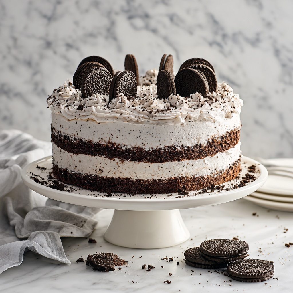 Cookies and Cream Cake Recipe - Recipe Image