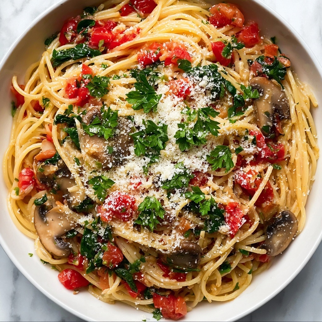 One-Pot Vegetarian Spaghetti Recipe - Recipe Image