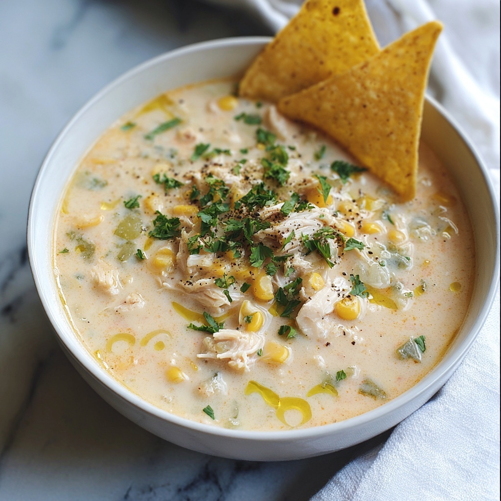 Classic White Chicken Chili Recipe - Recipe Image